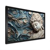 Religious Buddhism Statue I - Spiritual Canvas Wall Art