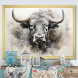 Minimalism Buffalo Bison Head - Buffalo Wall Decor