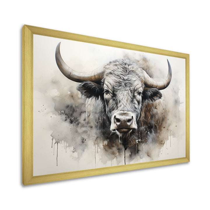 Minimalism Buffalo Bison Head - Buffalo Wall Decor