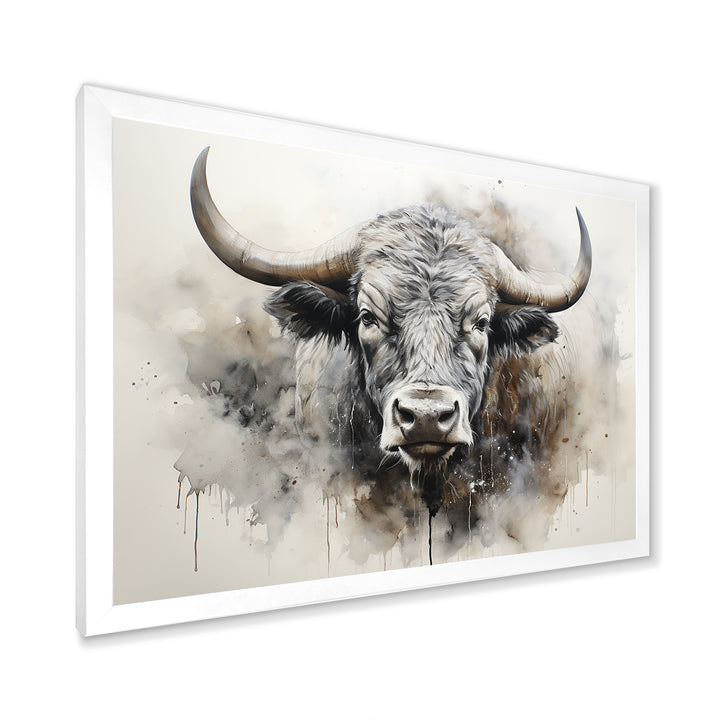 Minimalism Buffalo Bison Head - Buffalo Wall Decor