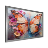 Butterfly Abstract Auras - Pink Butterfly Wall Art