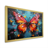 Bold Pop Colors Infuse Butterflies With Energy - Animals Canvas Wall Art