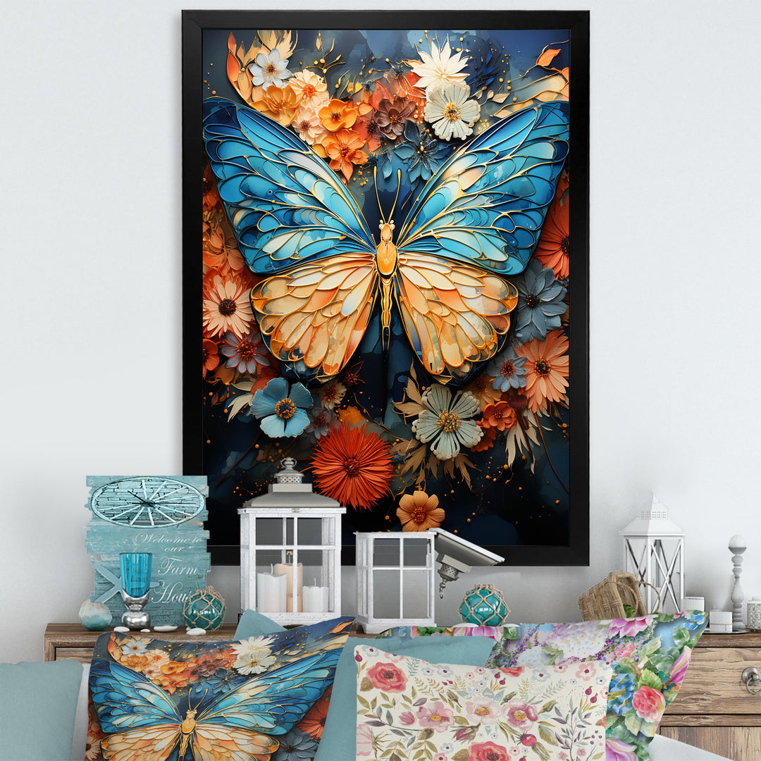 Celestial Visitors - Butterfly Bedroom Wall Art