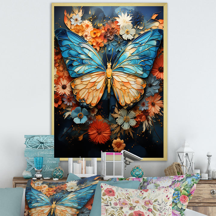 Celestial Visitors - Butterfly Bedroom Wall Art