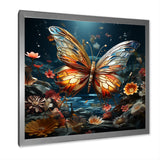 Butterfly Fantasy Flight - Blue Butterfly Wall Art