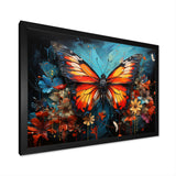 Butterfly Graffiti Style - Butterfly Living Room Wall Art