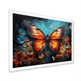 Butterfly Graffiti Style - Butterfly Living Room Wall Art