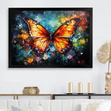 Intense Hues Celebrate The Butterflies - Butterfly Canvas Wall Art