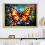 Intense Hues Celebrate The Butterflies - Butterfly Canvas Wall Art
