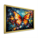 Intense Hues Celebrate The Butterflies - Butterfly Canvas Wall Art