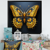 Lemon Yellow Tones Portray Butterflies - Butterfly Wall Decor
