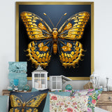 Lemon Yellow Tones Portray Butterflies - Butterfly Wall Decor