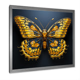 Lemon Yellow Tones Portray Butterflies - Butterfly Wall Decor