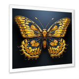 Lemon Yellow Tones Portray Butterflies - Butterfly Wall Decor