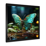 Butterfly Natures Palette - Green Butterfly Wall Art