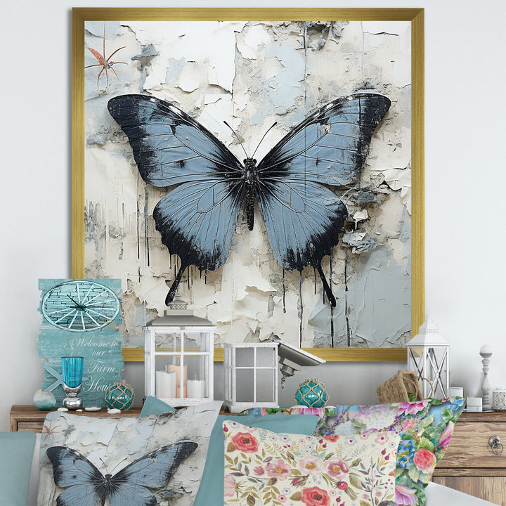 Urban Butterflies Graffiti Accents - Butterfly Wall Art Prints