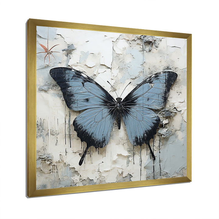 Urban Butterflies Graffiti Accents - Butterfly Wall Art Prints