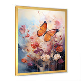 Butterfly Whimsical Flight Bouquet - Butterfly Living Room Wall Art