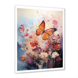 Butterfly Whimsical Flight Bouquet - Butterfly Living Room Wall Art
