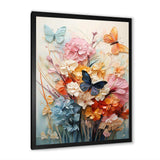 Butterfly Whimsical Flight Bouquet I - Animals Canvas Wall Art