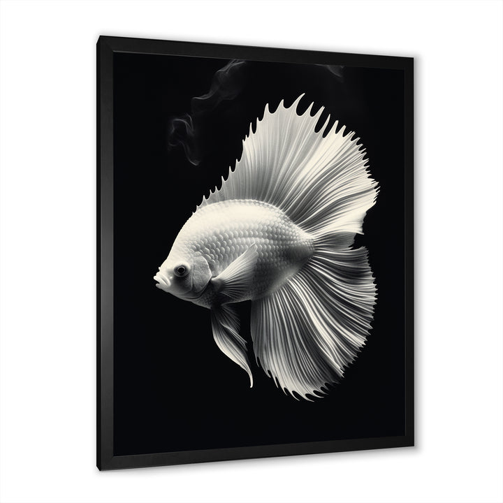 Golden Glint And Graphite A Butterflyfish - Butterfly Fish Wall Decor
