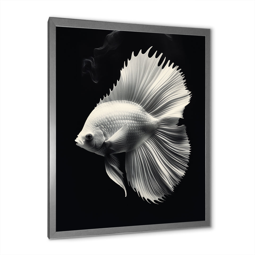 Golden Glint And Graphite A Butterflyfish - Butterfly Fish Wall Decor