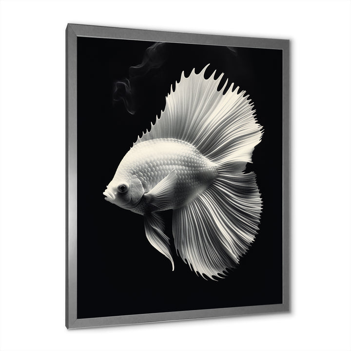 Golden Glint And Graphite A Butterflyfish - Butterfly Fish Wall Decor