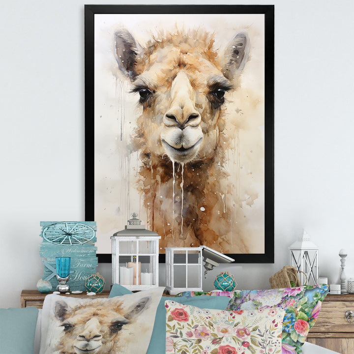 Minimalism Beige Camel - Beige Camel Wall Art