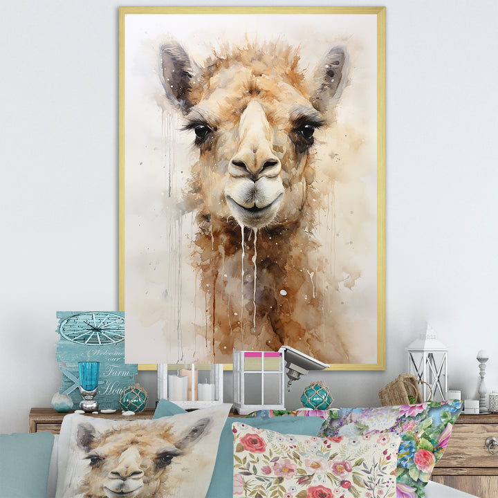 Minimalism Beige Camel - Beige Camel Wall Art
