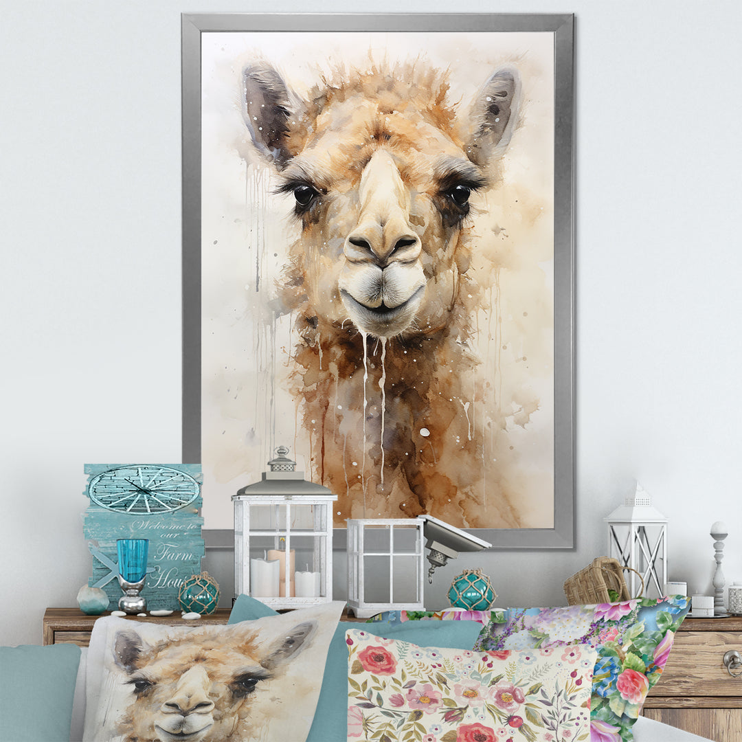 Minimalism Beige Camel - Beige Camel Wall Art