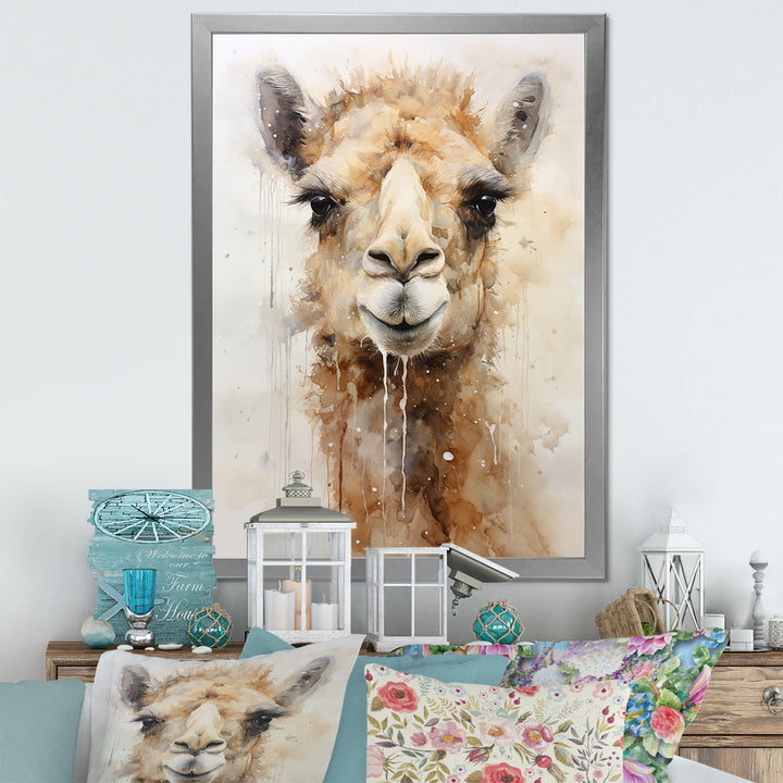Minimalism Beige Camel - Beige Camel Wall Art