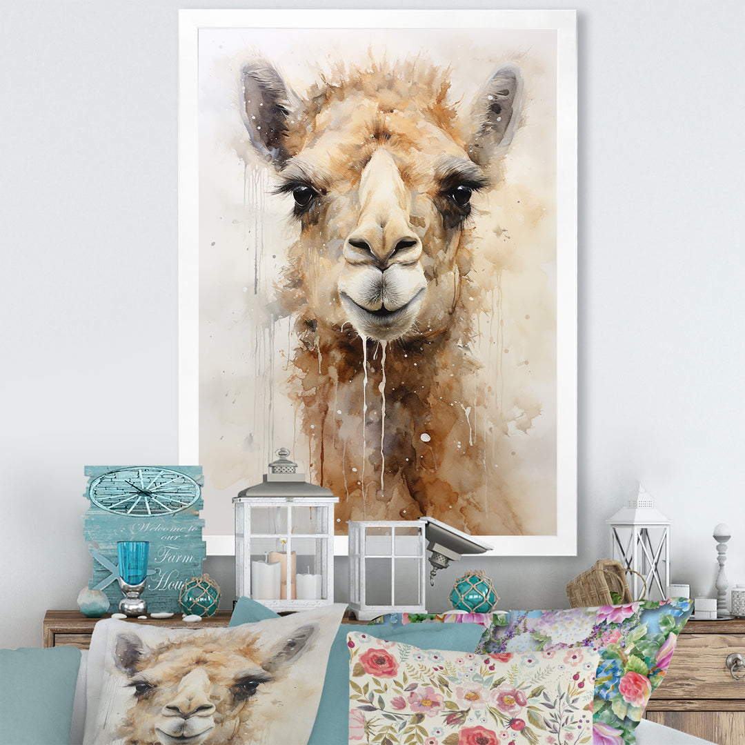Minimalism Beige Camel - Beige Camel Wall Art