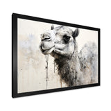 Minimalism Monochrome Camel - Camel Large Canvas Wall Art