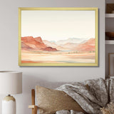 Minimalism Canyon View I - Landscapes Canvas Wall Art