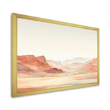 Minimalism Canyon View I - Landscapes Canvas Wall Art