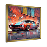 Graffiti Car In Tokyo - Car/Van Canvas Wall Art