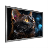 Burmese Beauty Black Cat - Cat Large Canvas Wall Art