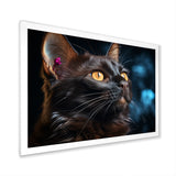 Burmese Beauty Black Cat - Cat Large Canvas Wall Art