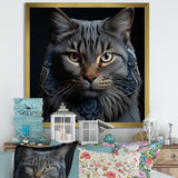 Chartreux Cat Portrait - Cat Living Room Wall Art