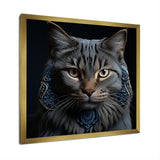 Chartreux Cat Portrait - Cat Living Room Wall Art