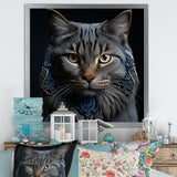 Chartreux Cat Portrait - Cat Living Room Wall Art