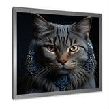 Chartreux Cat Portrait - Cat Living Room Wall Art