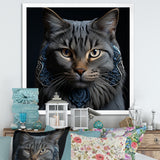 Chartreux Cat Portrait - Cat Living Room Wall Art