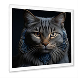 Chartreux Cat Portrait - Cat Living Room Wall Art