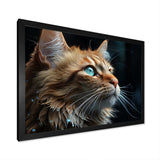 Chartreux Contemplation Cat Eyes - Cat Canvas Wall Art