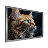 Chartreux Contemplation Cat Eyes - Cat Canvas Wall Art
