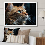 Chartreux Contemplation Cat Eyes - Cat Canvas Wall Art