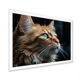 Chartreux Contemplation Cat Eyes - Cat Canvas Wall Art