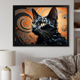 Cornish Rex Curves Cat - Cat Wall Decor