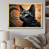 Cornish Rex Curves Cat - Cat Wall Decor